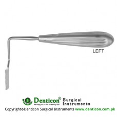 Joseph Nasal Saw Angled to Left Stainless Steel, 17 cm - 6 3/4"